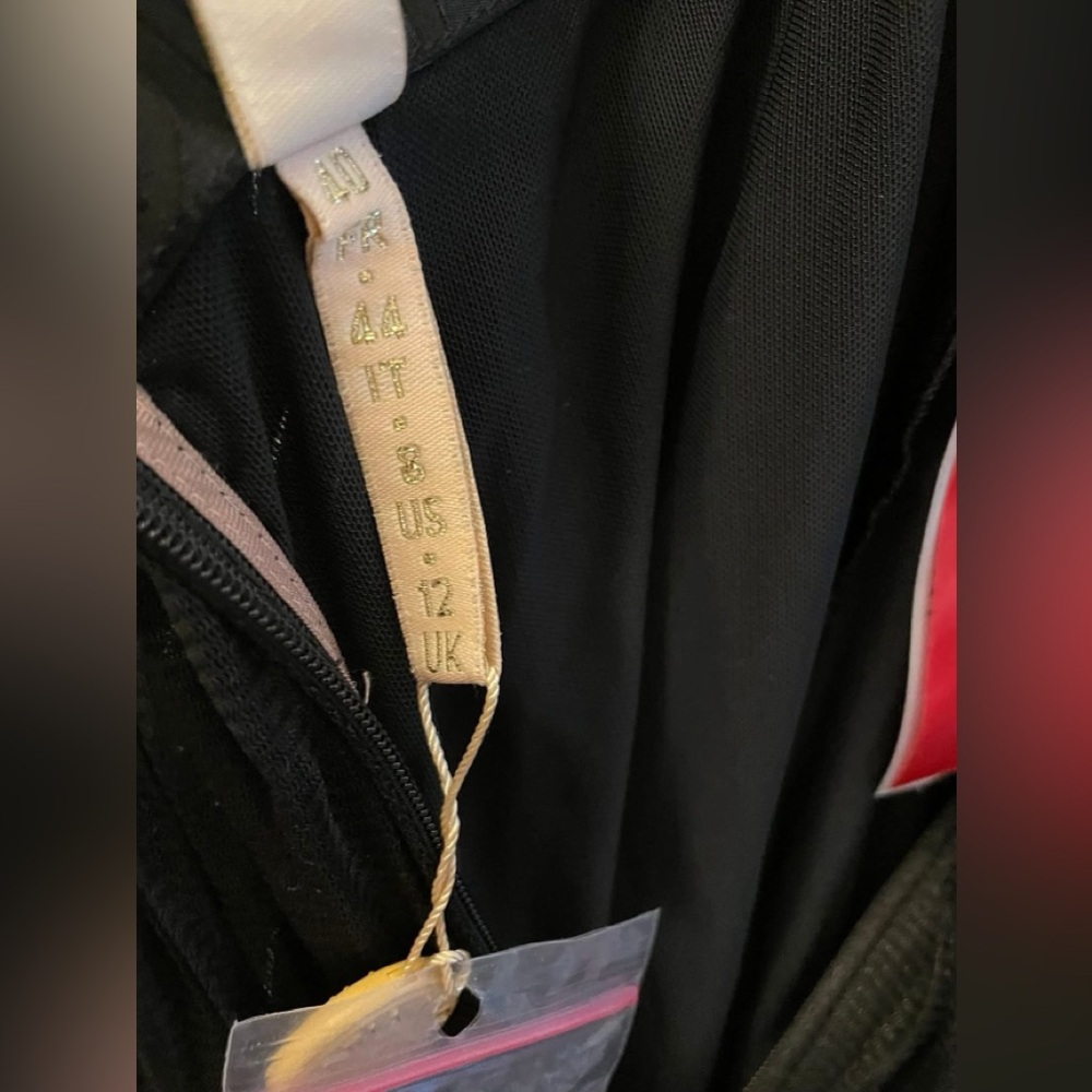 Maria Lucia Hohan Kim black silk gown dress NWOT 8 - Picture 12 of 14